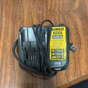 Black and Yellow Compact Battery Charger